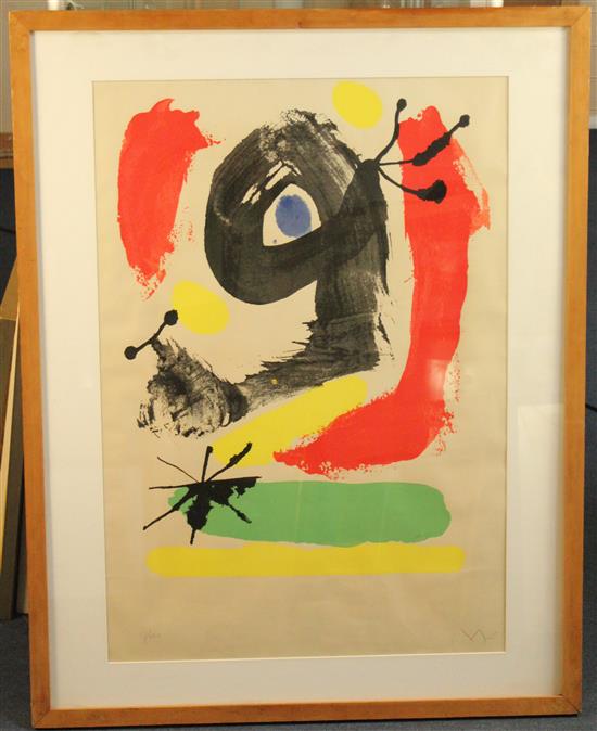 § After Joan Miro (1893-1983) Untitled, 1964, 30.5 x 21.25in.